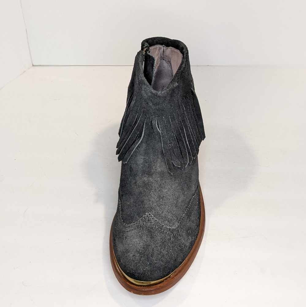 Hudson London suede fringe ankle boots - Picture 8 of 16